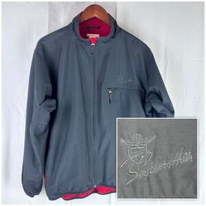 Cutter and Buck Black Full Zip Jacket Women's Large Southern Hills